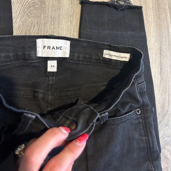 FRAME ~ Ali High Rise Cigarette Size 24 - Picture 2 of 4